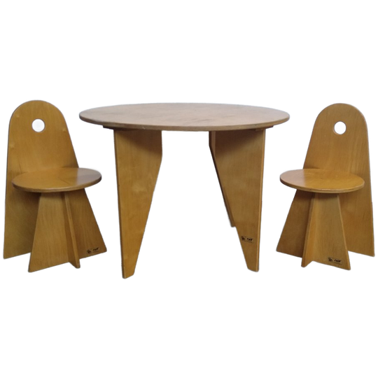 Design Set Kinderstoelen + Tafel Van Rolf 1