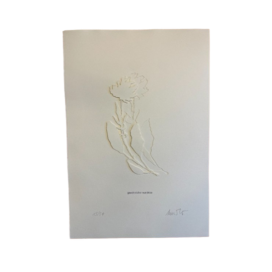 Jessica Toliver, Gewohnlicher Wundklee, Signed Paper-cutting Is One Of Only 50 Limited-edition 1