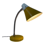 Vintage - Table/Desk Lamp - Original - Yellow And White - Gooseneck thumbnail 1