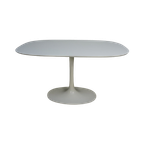 Ovale White Tulip Dining Table By Maurice Burke For , 1960'Sarkana thumbnail 1