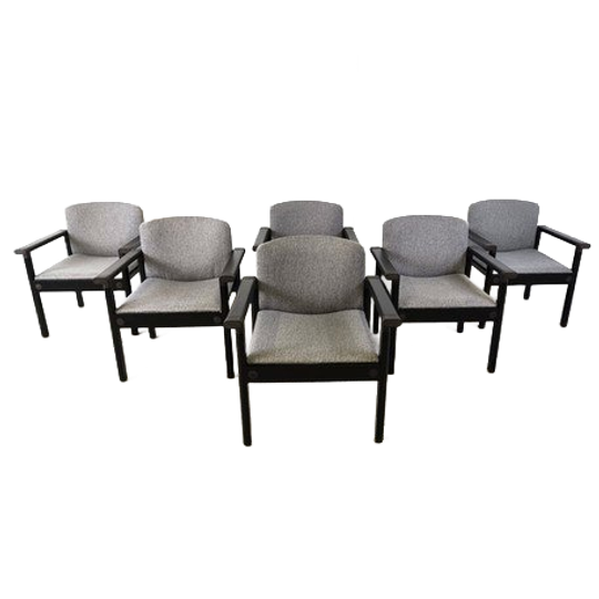 Vintage Armchairs By Gerd Lange, 1970s - Set Of 6 1