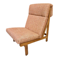 Bernt Petersen Deense Fauteuil Opnieuw Bekleed Rag Chair