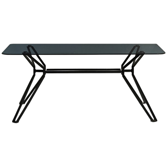 Polspotten | Rechthoekige Glazen Eettafel 1