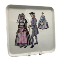 Vintage Villeroy & Boch Taartschaal Klederdracht