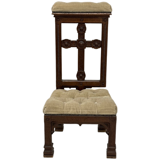 Bidstoel Met Vaste Kussens 1