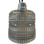 Vintage Industriële Hanglamp – Europhane (helder Glas) thumbnail 1