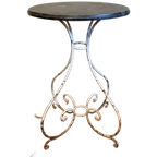 Balkontafel Tuintafel Bijzettafel Art Nouveau 1850 Frans thumbnail 1