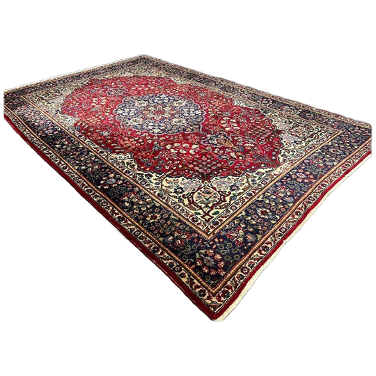 Uniek Handgeknoopt Perzisch Vloerkleed Uit Meshad 310x205cm 1