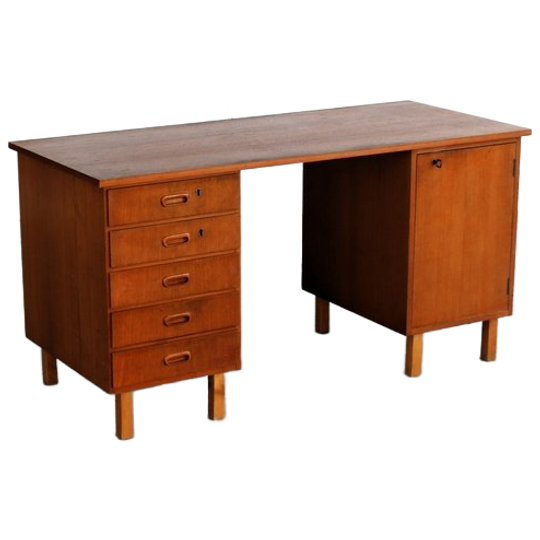 Vintage Bureau | Teak | Jaren 60 | Zweeds 1