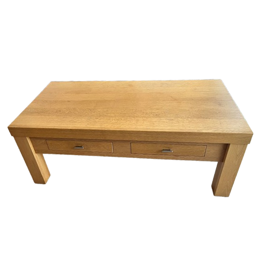 Massief Eiken Houten Salontafel 1