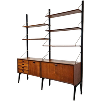 Vintage Wandkast Boekenkast Wallunit Losstaand Van Teeffelen