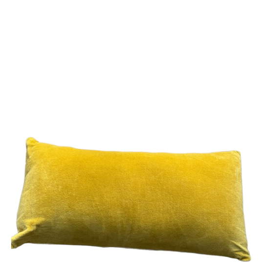 Loods5, Geel Fluwelen Kussen, Langwerpig 1