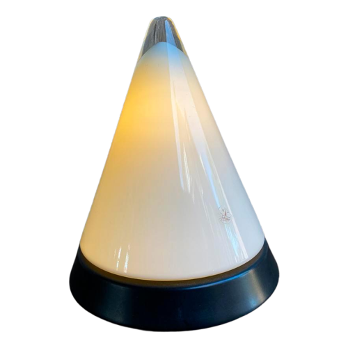 Peill En Putzler Glazen Teepee Cone Lamp , Jaren 80