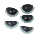 5 Postmoderne Halve Maan Design Wandlampen Vintage. thumbnail 1