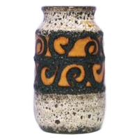 Bruin & Caramel Curl Fatlava West Germany Vaas