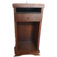 Vintage - Nachtkastje - Bijzetkastje - Telefoonkastje - Hout