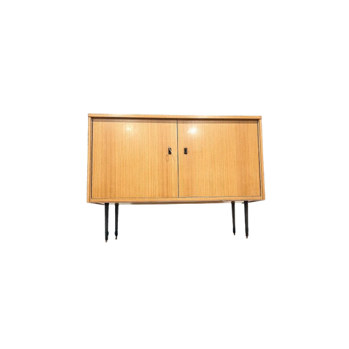 Vintage Dressoir With 2 Doors, Made With Birch Veneer By Rudolf Grimm