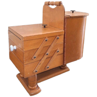 Retro Vintage Fournituren Kastje, Naaibox, Sewing Box