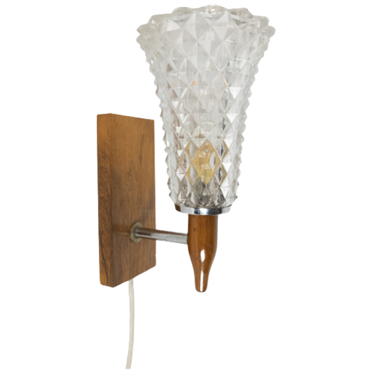Philips Verlichting - Philips Design - Wandverlichting - Teak - Kristal - 70'S 1