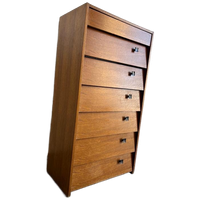 Vintage Houten Schoenkast / Kleppenkast