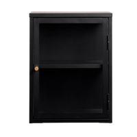 Nimbin Vitrinekast - 60 X 45 Cm - Zwart