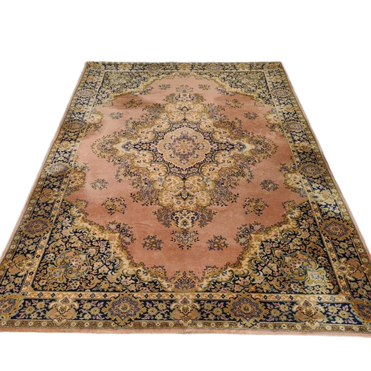 Groot Vintage Oosters Tapijt, Vloerkleed, Karpet 125 1
