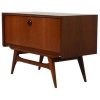 Teak Cabinet By Louis Van Teeffelen For Webe Holland 1950S