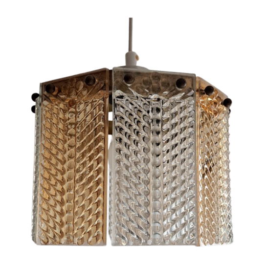 Midcentury Hanglamp Orrefors Kristal 1