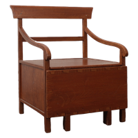 Houten Stoel Met Opbergvak