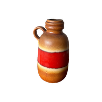 Vintage Scheurich Wgp Vaas Met Klein Handvat - 413-20 - West German Art Pottery - 60s