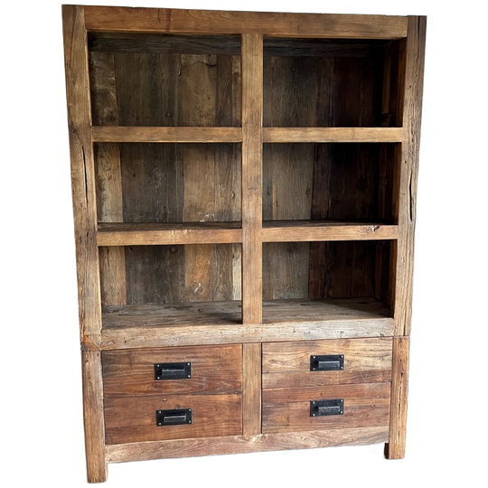 Unieke Kast Van Gerecycled Elmhout – Stoer, Robuust En Karaktervol 1