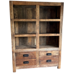 Unieke Kast Van Gerecycled Elmhout – Stoer, Robuust En Karaktervol thumbnail 1