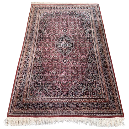 Handgeknoopt Perzisch Bidjar Vloerkleed 122x196cm 1