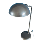 Vintage Stalen Bureaulamp Bruin thumbnail 1