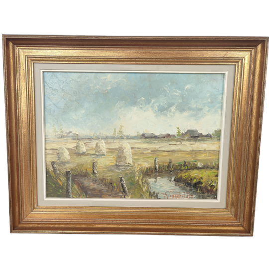 V. Verschelden - Landschap Schilderij 1