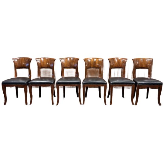 Set Van 6 Klassiek Engelse Stoelen 1