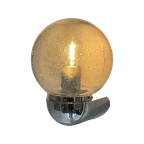 Glashutte Limburg - Chromed Wall Sconce With Glass Top - In Great Condition thumbnail 1