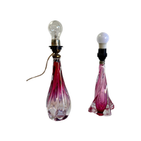 Vintage Pink Murano Lampenvoet / Tafellamp