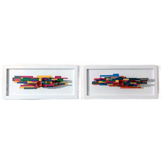 Wandsculptuur Set Van 2 Vormalux Nr 2 + 3 1
