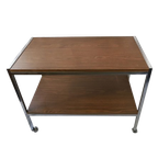Vintage Tafel Op Wielen/Serveerwagen, Jaren '60 thumbnail 1