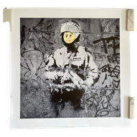 Banksy, Riot Cop, Copyright Panorama London, All Right Reserved , Printed In The Uk