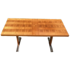 Vintage Notenhouten Fineer Salontafel thumbnail 1