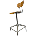 Vintage Industriële Bureaustoel / Atelierstoel / Desk Chair thumbnail 1