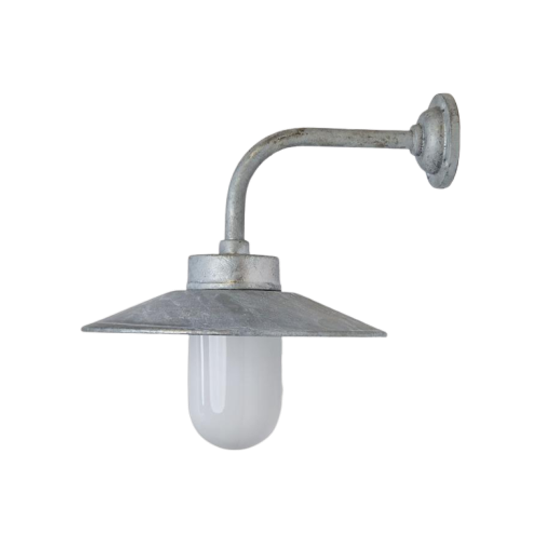 Davey Lighting Buitenlamp Wandlamp Gegalvaniseerd Ijzer Rond 1