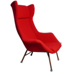 Lounge Chair By Miroslav Navrátil And Magda Sepova, 1960s thumbnail 1