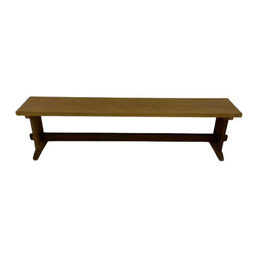Vintage Solid Wooden Bench , 1970’S
