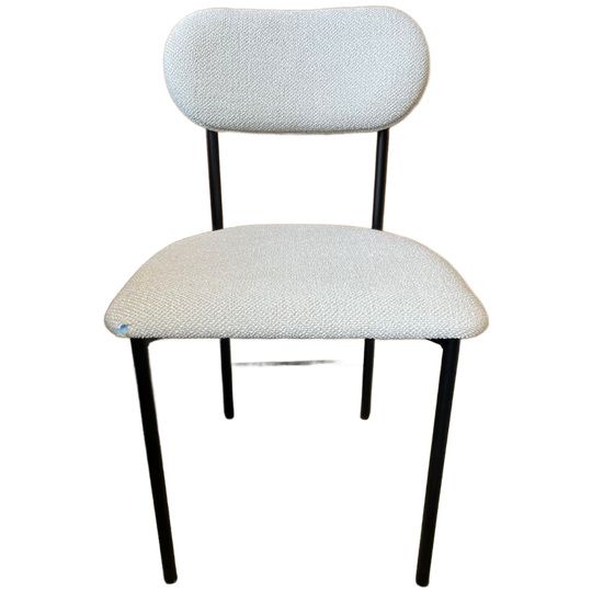 Studio Henk Oblique Dining Chair Bekleed Zwart 1