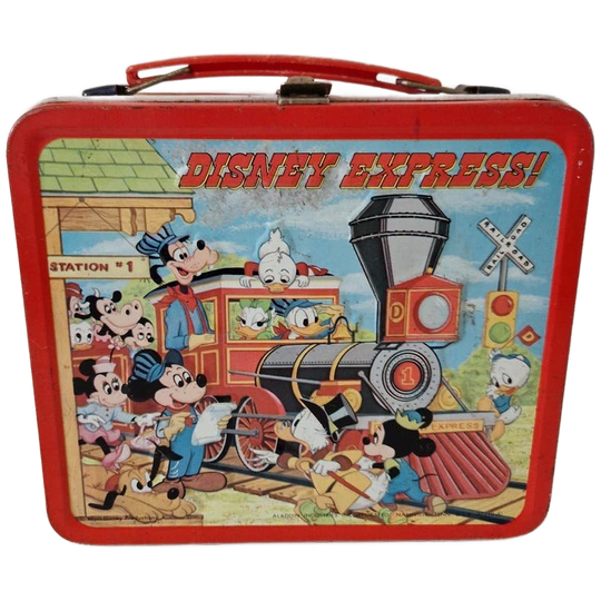 Vintage Broodtrommel Blikken Koffer Disney 1