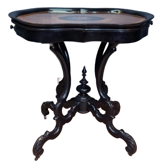 Antieke Wijntafel, Hollands Willem Iii In Horrix Stijl 1