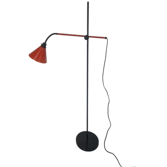 Vintage Ikea Hengellamp Design Rood. 1